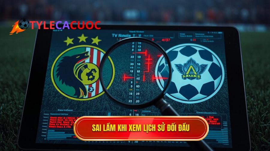 Những sai lầm thường gặp khi xem lịch sử đối đầu 2 đội