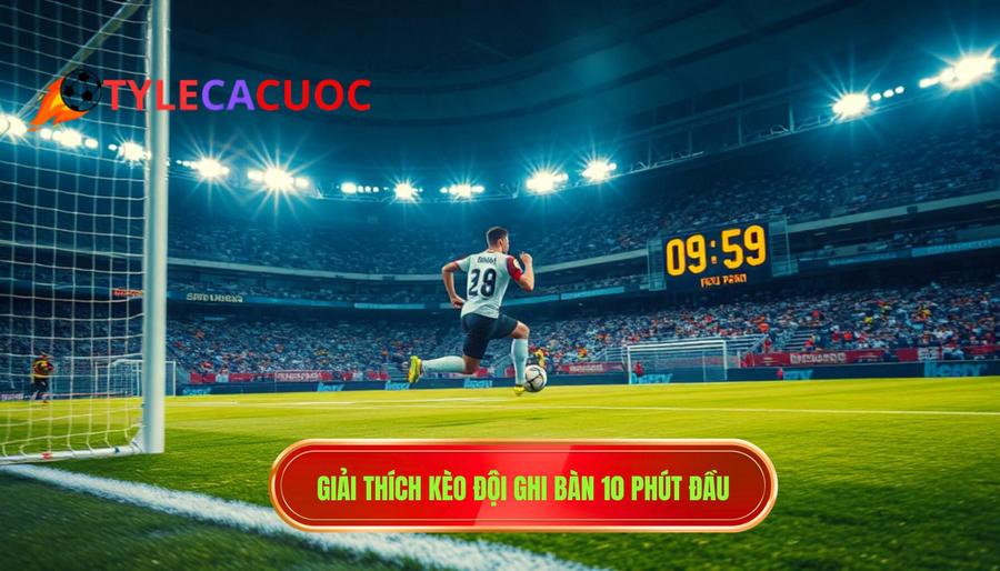 1. Giải thích kèo đội ghi bàn 10 phút đầu