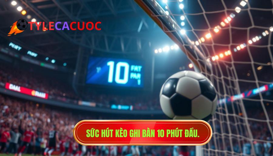 2. Sức hút kèo ghi bàn 10 phút đầu.