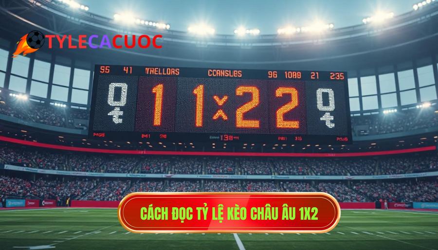 3. Cách đọc tỷ lệ kèo Châu Âu 1x2