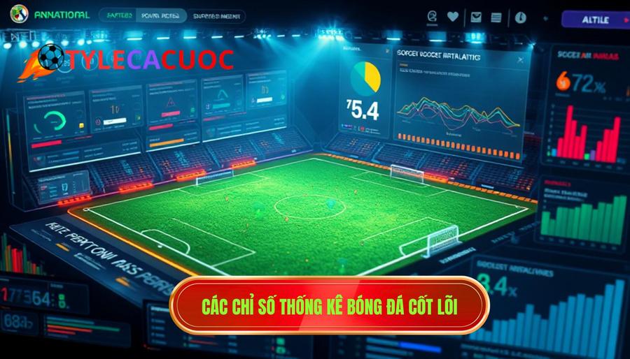 Các chỉ số thống kê bóng đá cốt lõi bạn cần nắm vững