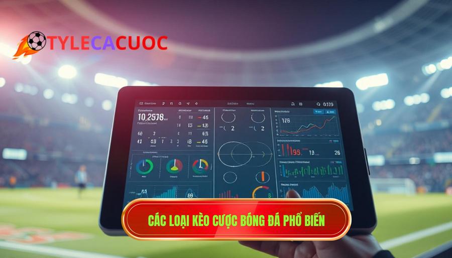 Các loại kèo phổ biến trong cược bóng đá trực tuyến